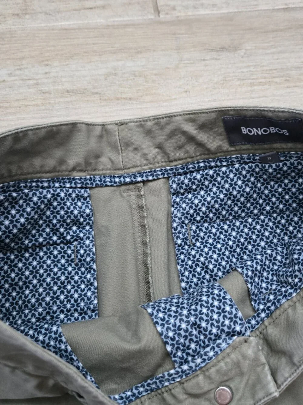 Bonobos Olive Flat Front Men's Shorts